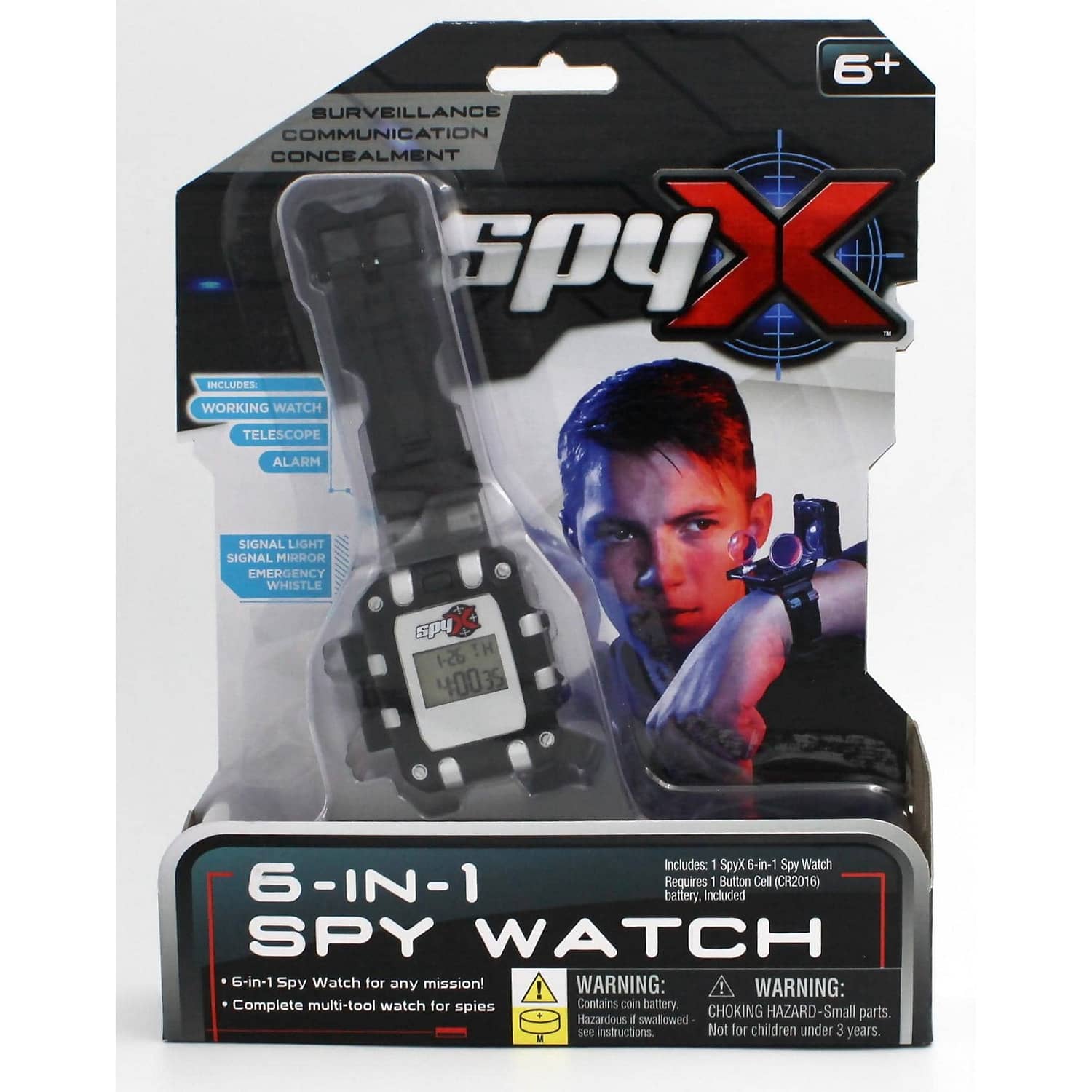 SpyX - 6-in-1 Spy Watch