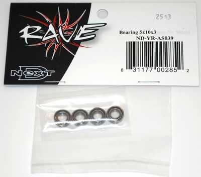 BEARING 5X10X3MM NO SHIELD