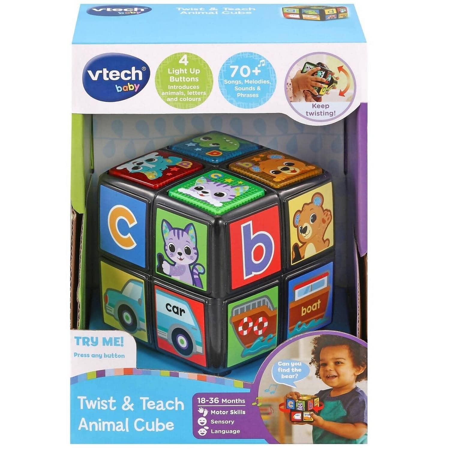 Vtech - Twist & Teach Animal Cube