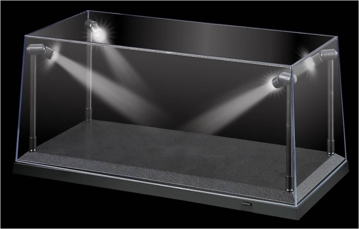 1:18 Black Led Display Case