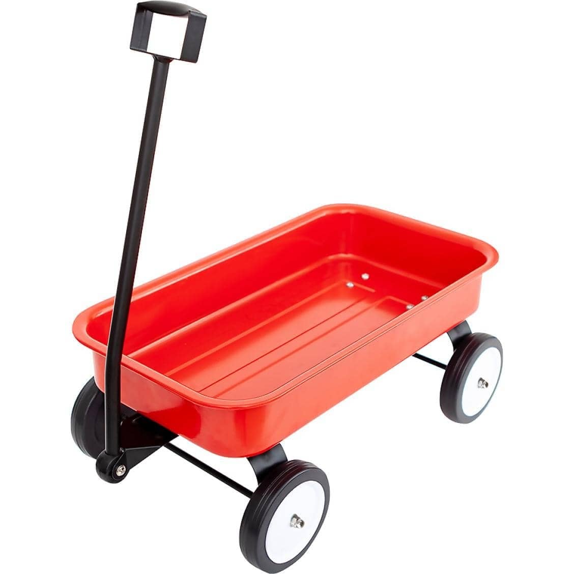 Toy Logical - Red Metal Wagon With Handle Stow & Go - Image 2