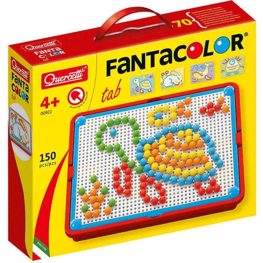 Quercetti - Fanta Color | Portable Small 150 Pieces Model 0922