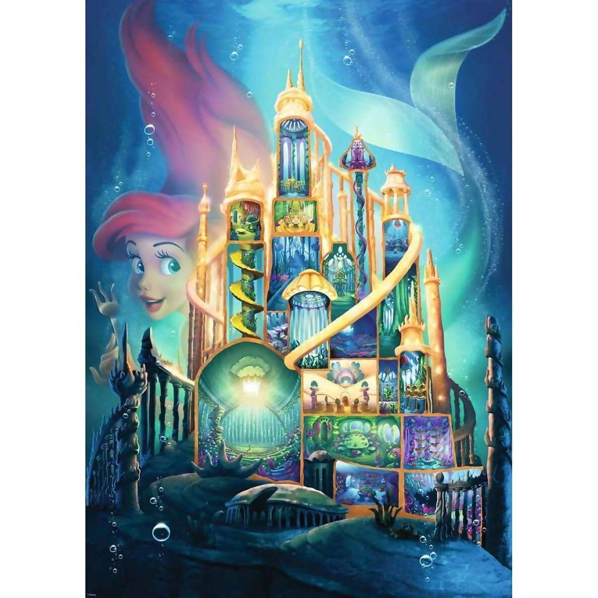 Ravensburger - Disney Castles Ariel Jigsaw Puzzle 1000 Pieces - Image 2