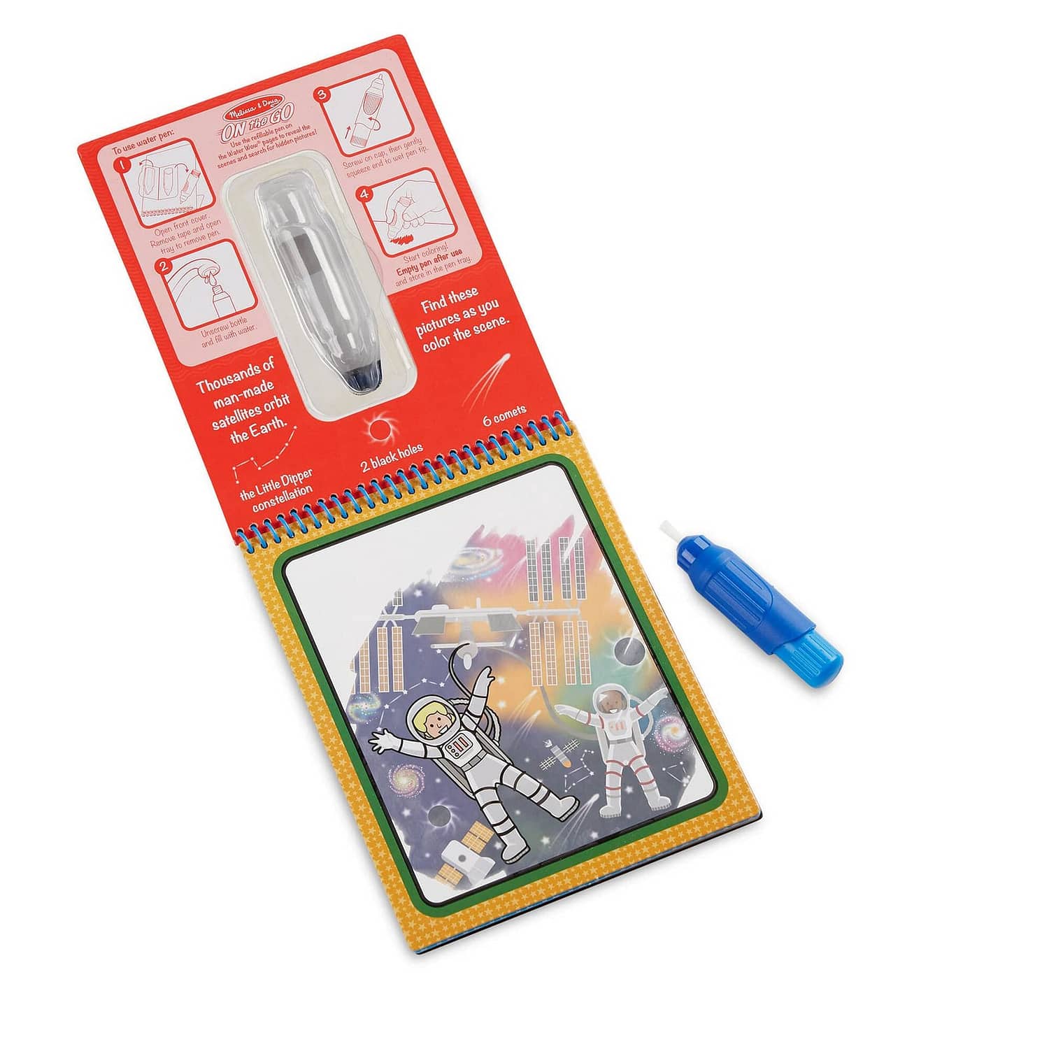 Melissa & Doug - Water Wow! Space Water-reveal Pad - On The Go Travel Activity - Image 7