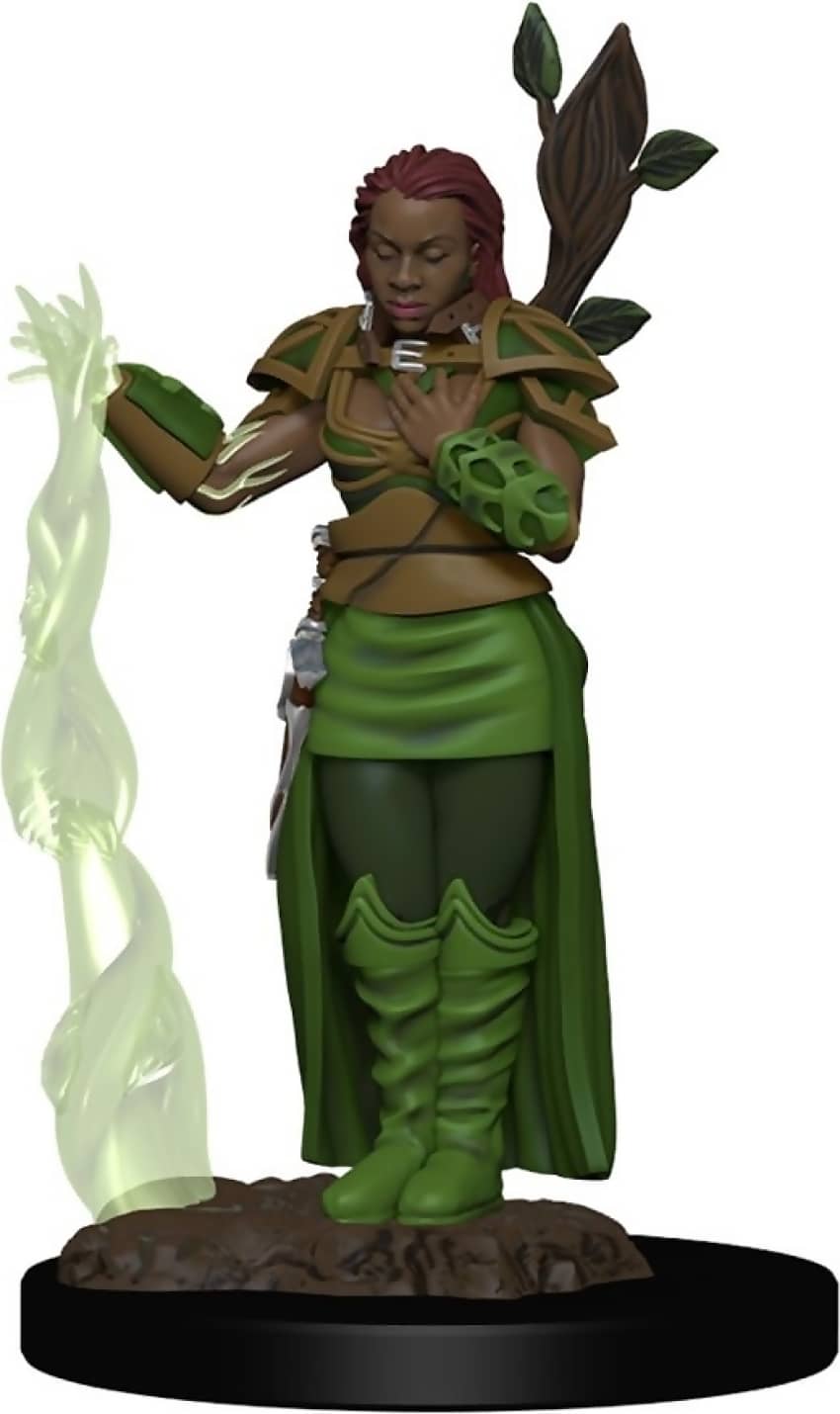 Dungeons & Dragons - Premium Human Female Druid Miniature