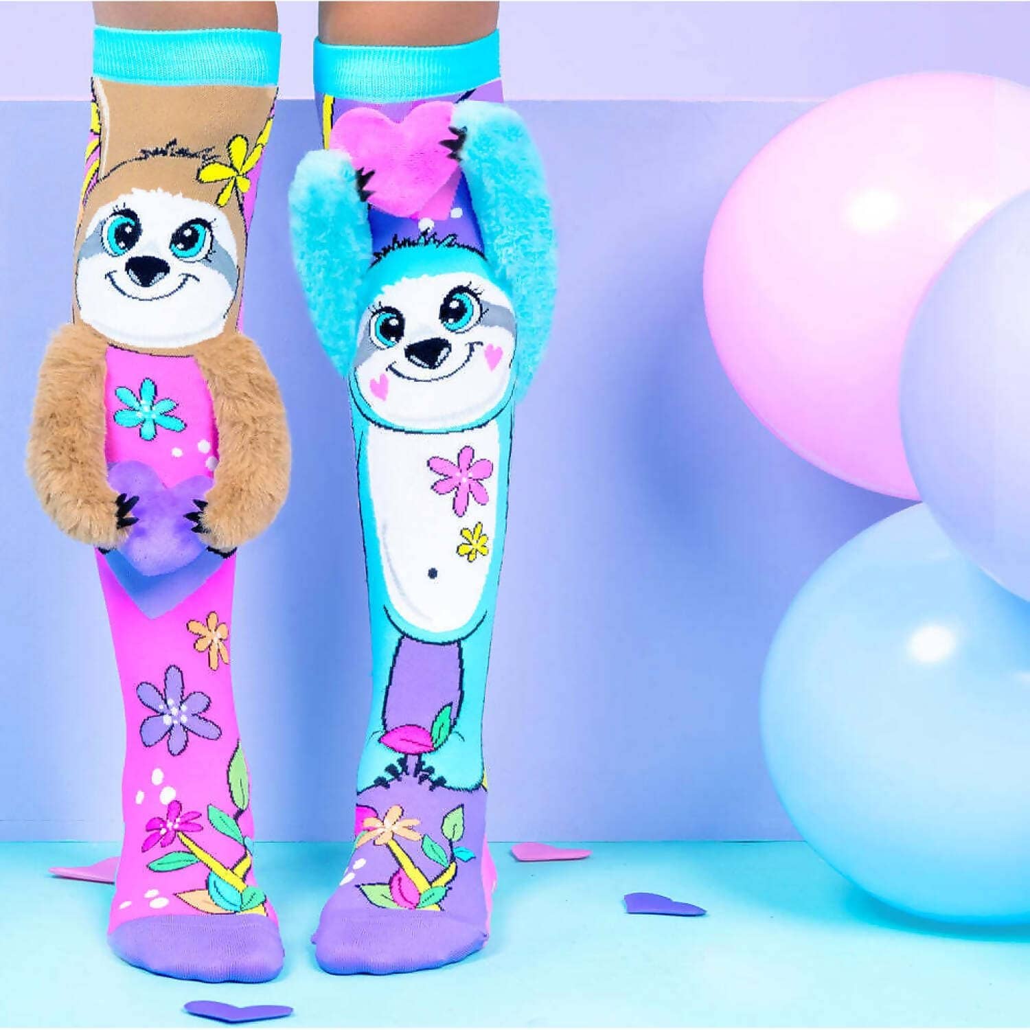 Madmia - Sloths Socks Toddler Age 3-5y