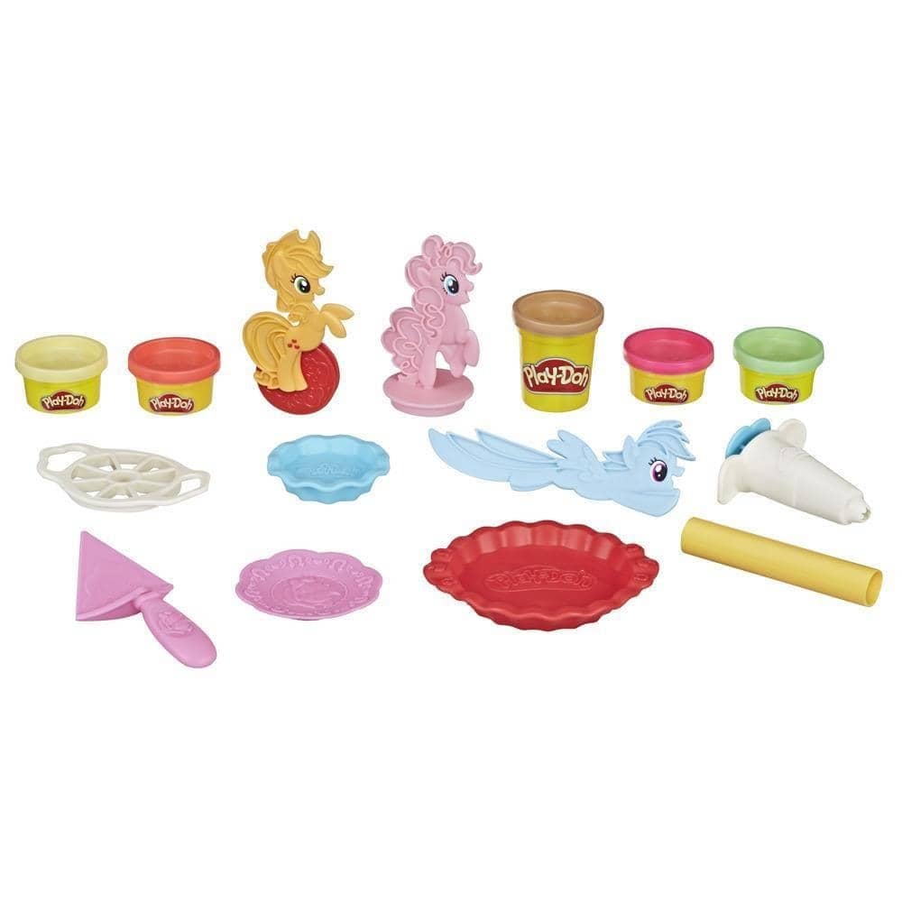 Play-doh - My Little Pony Ponyville Pies Set With 5 Play-doh - Colors Hasbro