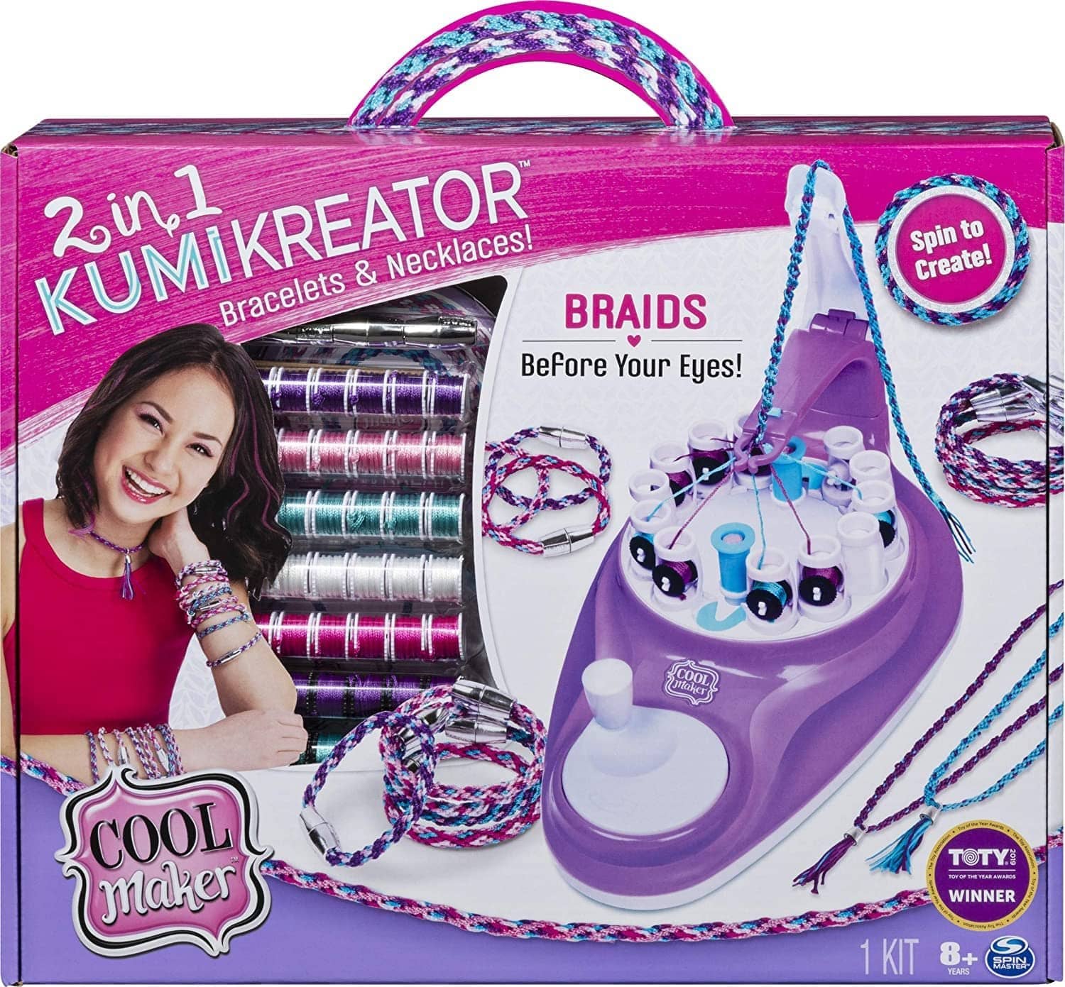 Cool Maker Kumi Kreator 2 In 1 Beads Necklace And Friendship Bracelet Maker Activity Set Spin Master