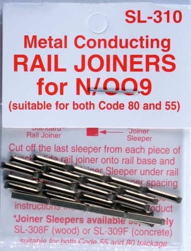 PECO SL310 RAIL JOINERS N/SILVER