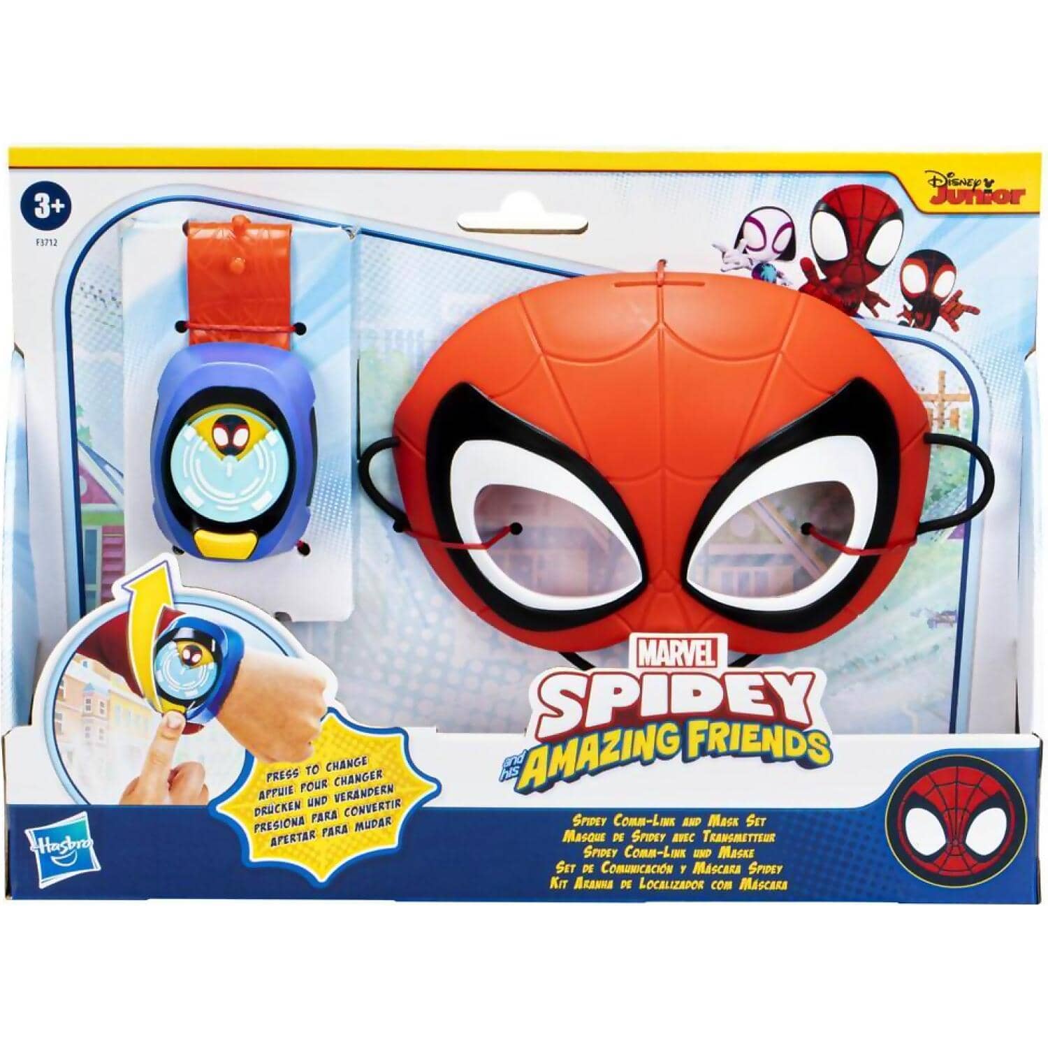 Marvel - Spidey And His Amazing Friends Spidey Comm-link And Mask Set - Hasbro