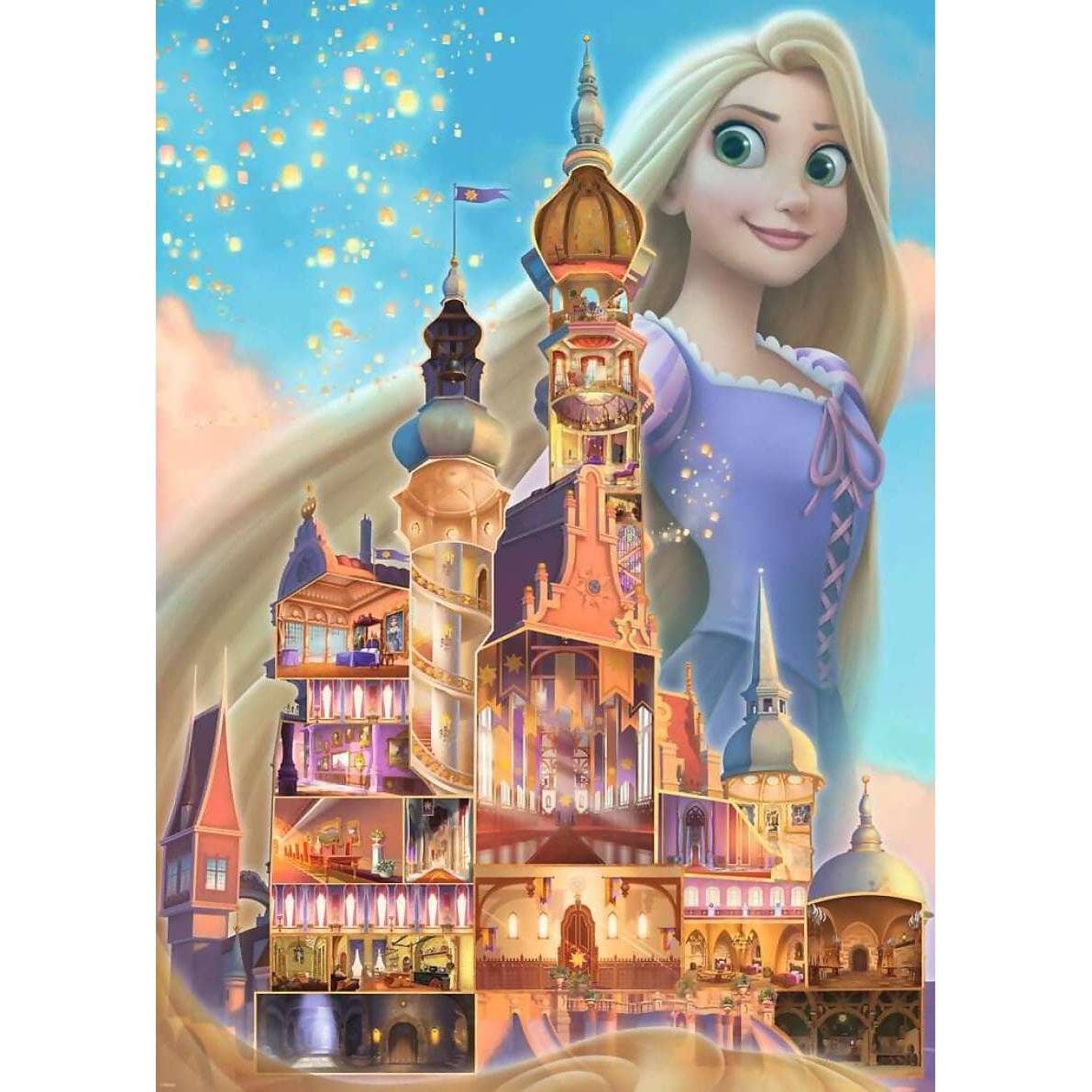 Ravensburger - Disney Castles Rapunzel Jigsaw Puzzle 1000 Pieces - Image 2