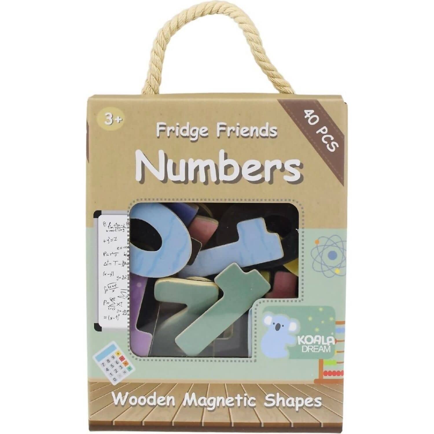 Koala Dream - Fridge Friends Wooden Magnetic Numbers 40pce - Image 2