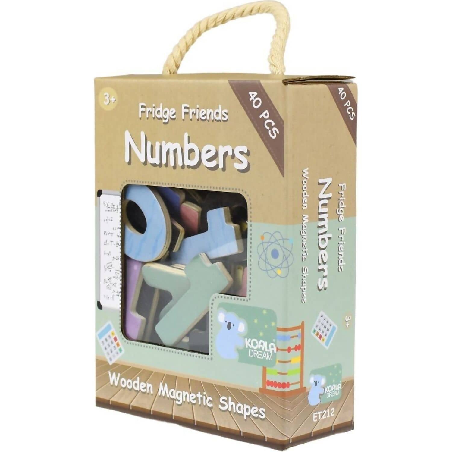 Koala Dream - Fridge Friends Wooden Magnetic Numbers 40pce - Image 5