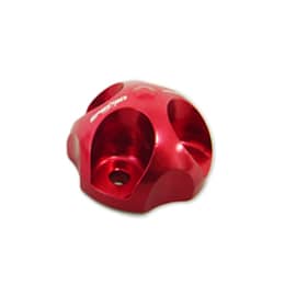 50CC  ALUMINIUM 3D SPINNER RED SPOT ON