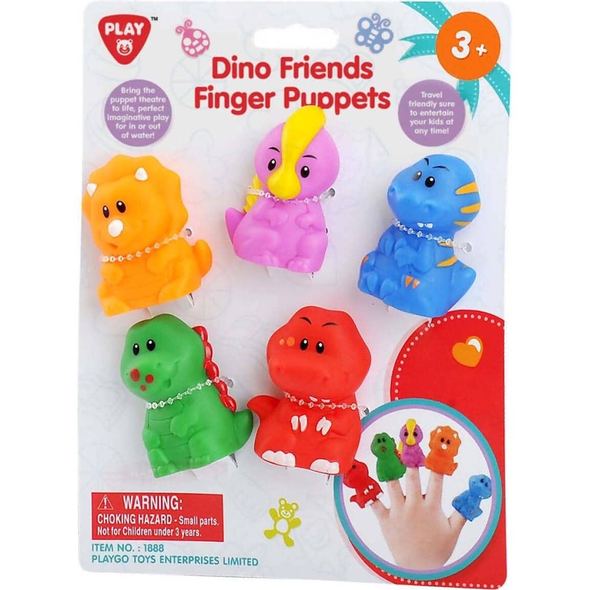 Playgo Toys Ent. Ltd - Dinosaur Finger Puppets
