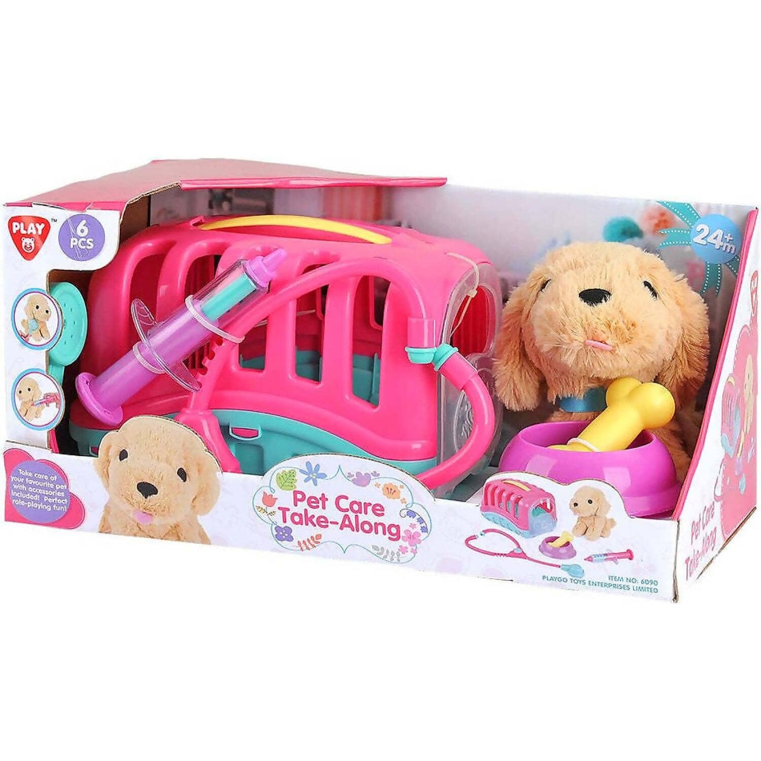 Playgo Toys Ent. Ltd. - Pet Care Take Along 6pc