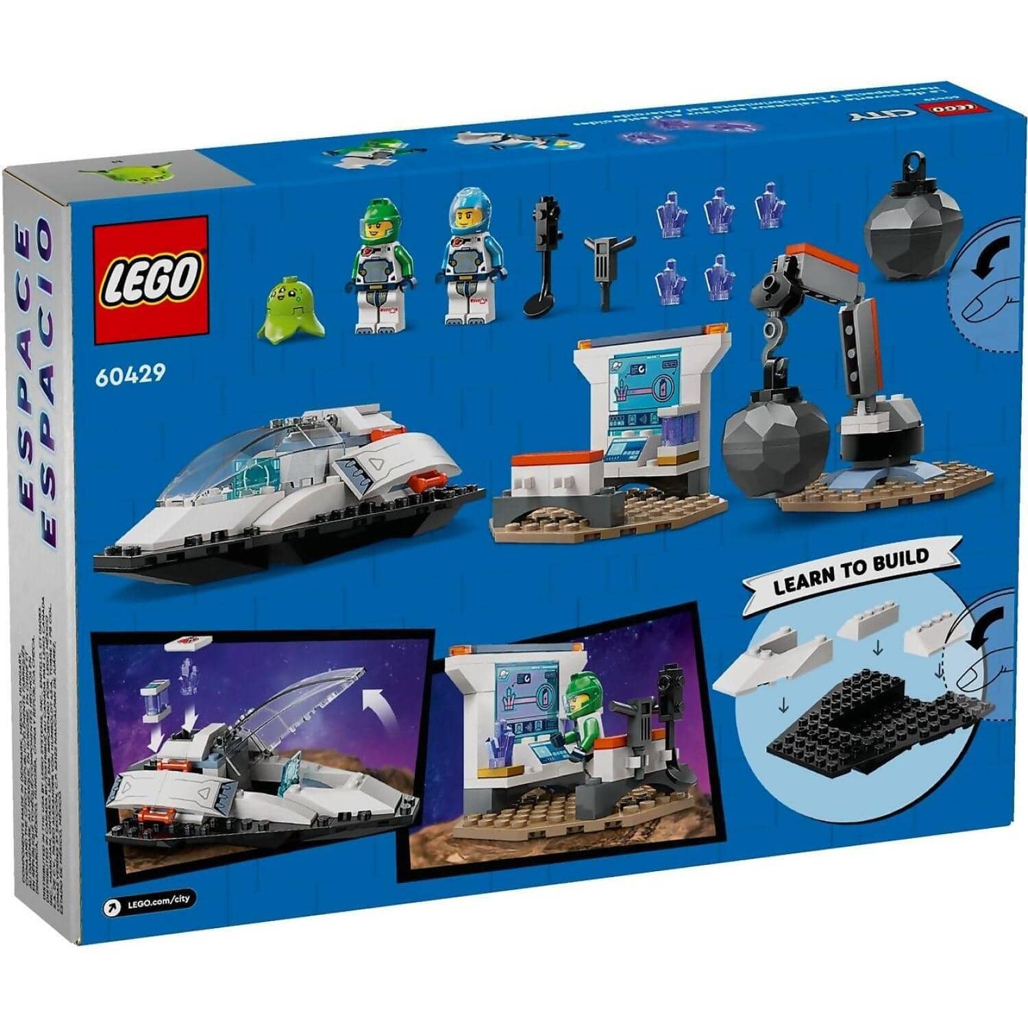 LEGO 60429 Spaceship and Asteroid Discovery - City 4+ - Image 6