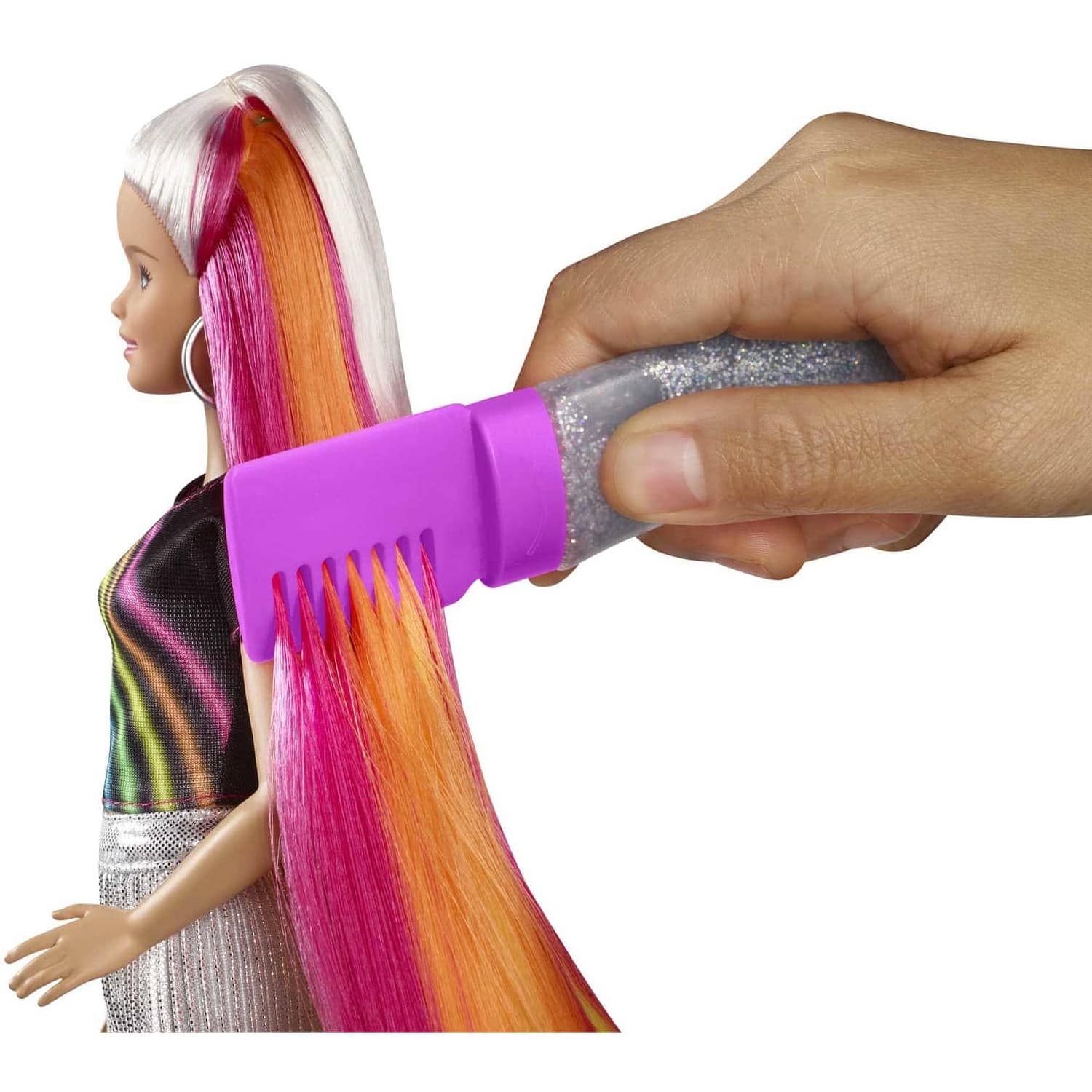Barbie Rainbow Sparkle Hair Doll Mattel - Image 4