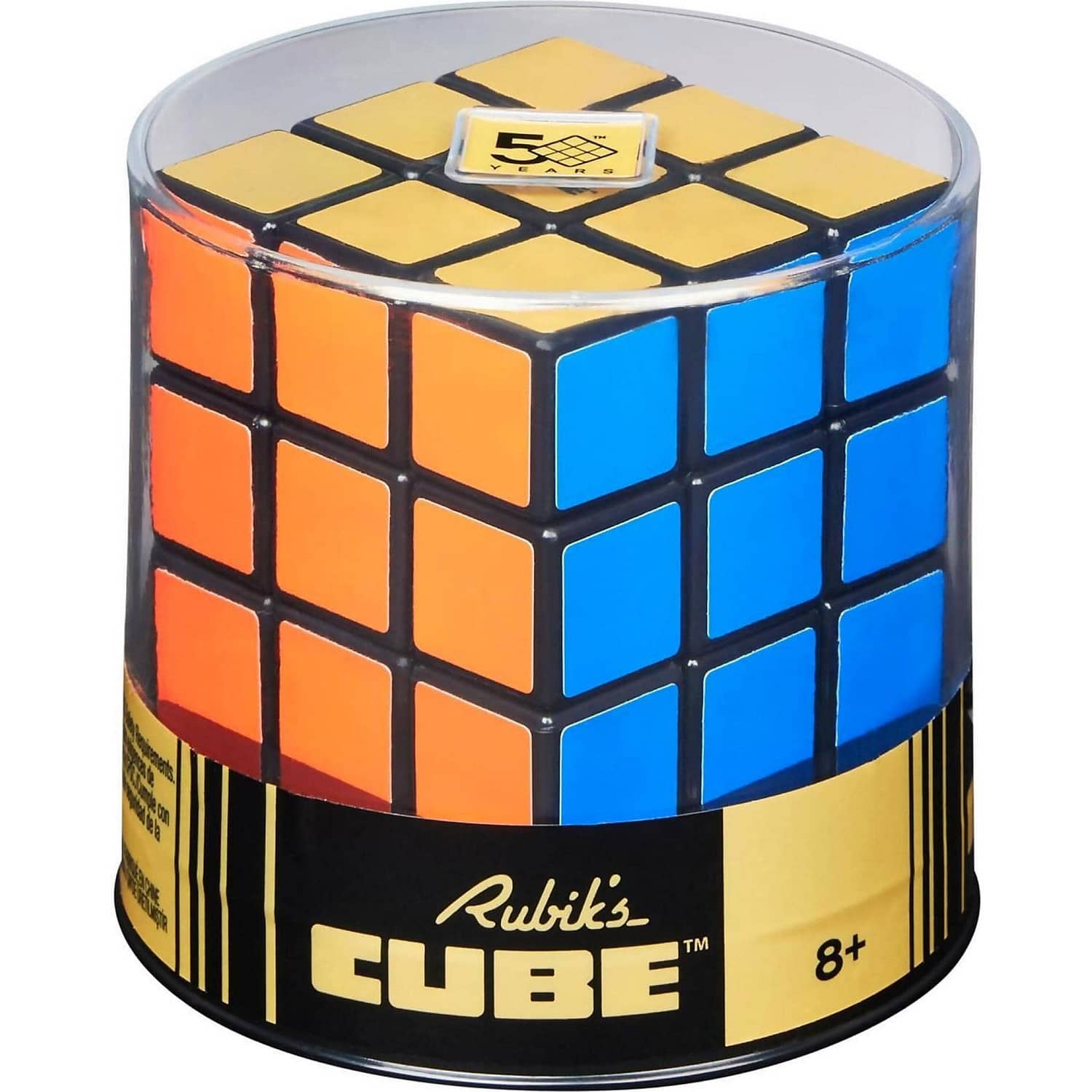 Rubik's - Special Retro 50th Anniversary Edition Original 3x3 Rubiks Cube