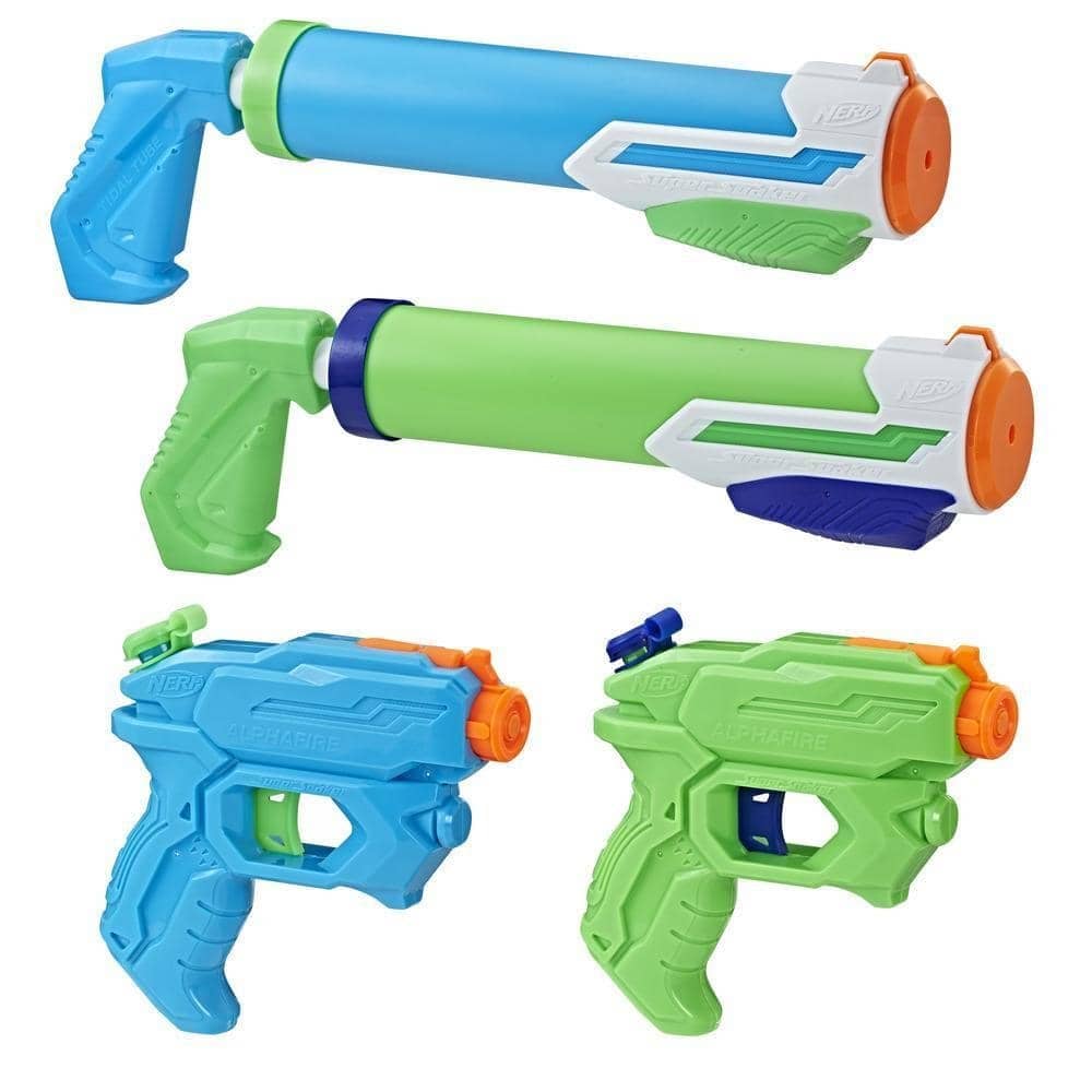 Nerf Super Soaker Floodtastic 4-pack