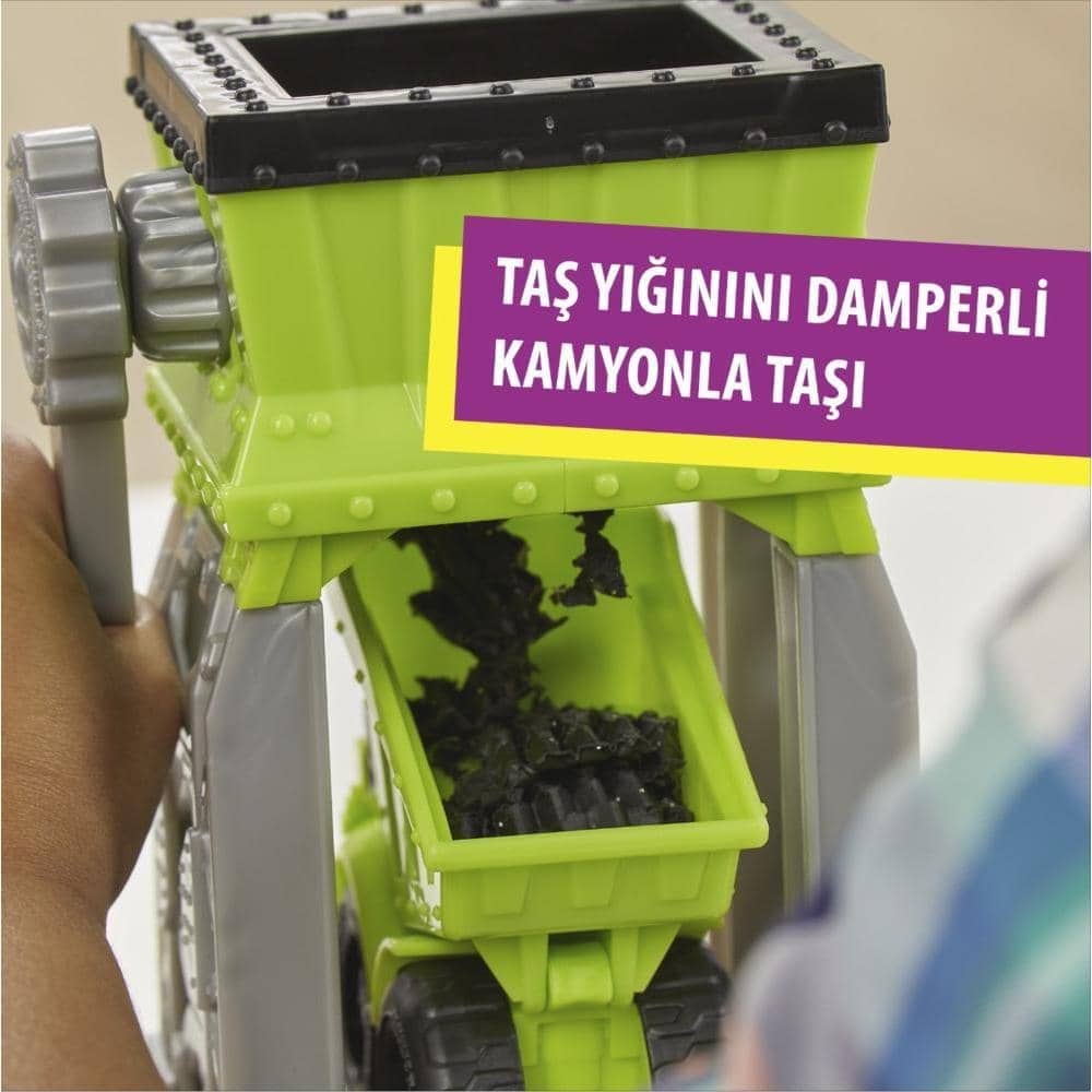 Play-doh - Wheels Gravel Yard Construction Toy With Non-toxic Pavement Buildin Compound Plus 3 Additional Colors Hasbro - Image 7