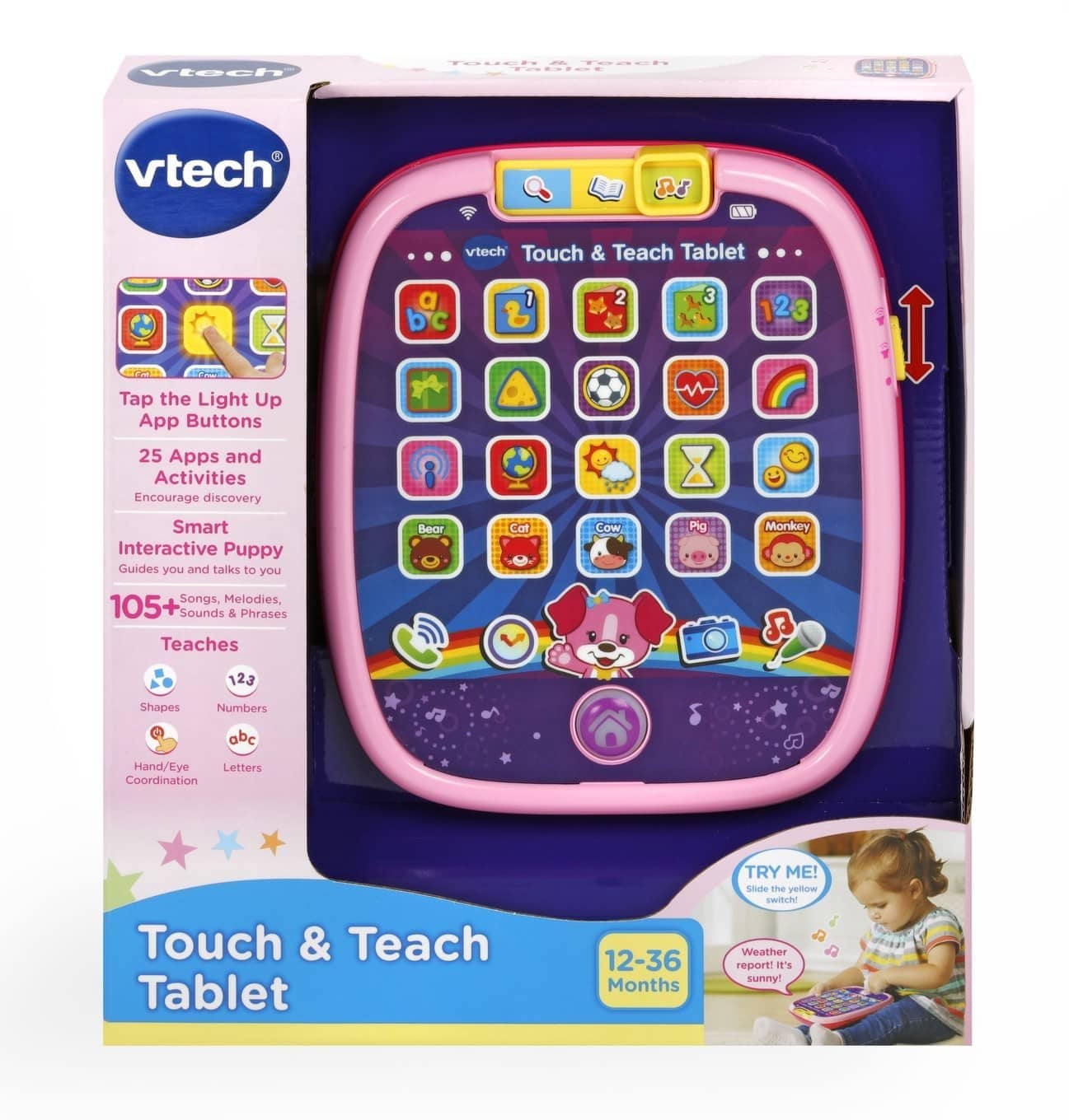 Vtech - Touch & Teach Tablet Pink - Image 3
