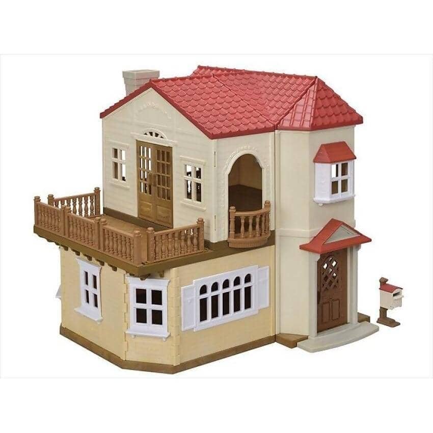 Sylvanian Families - Red Roof Country Home -secret Attic Playroom  Animal Doll Playset