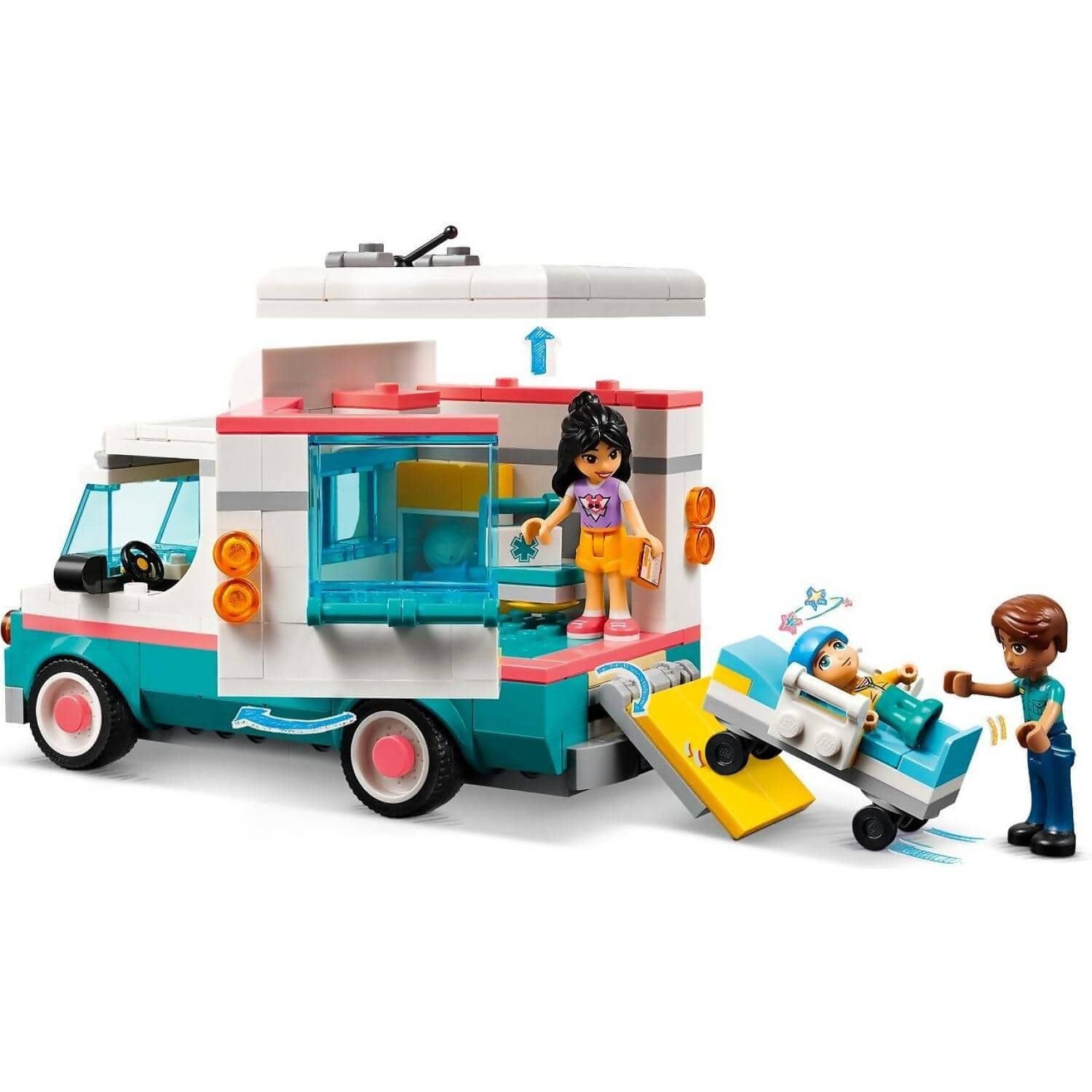 LEGO 42613 Heartlake City Hospital Ambulance - Friends - Image 3