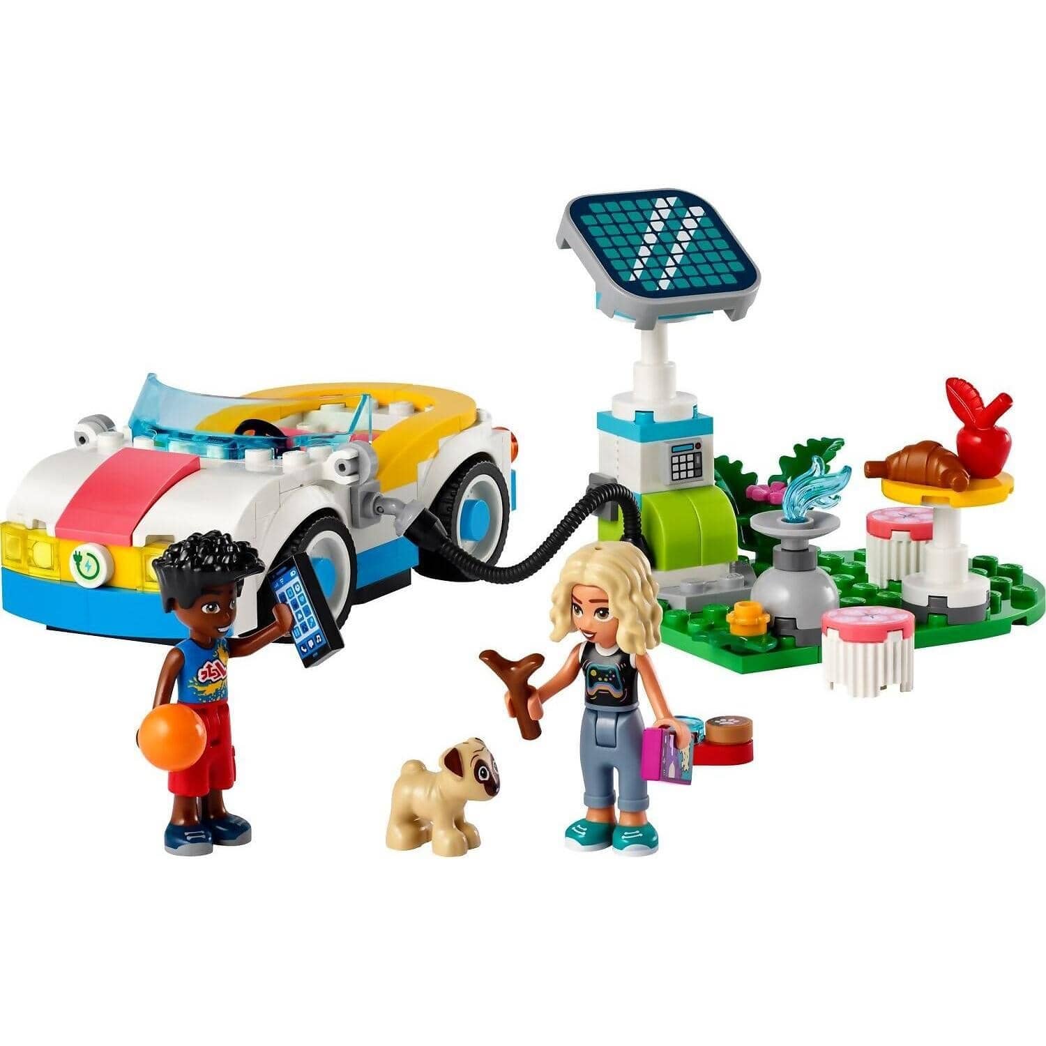 LEGO 42609 Electric Car and Charger - Friends - Image 2