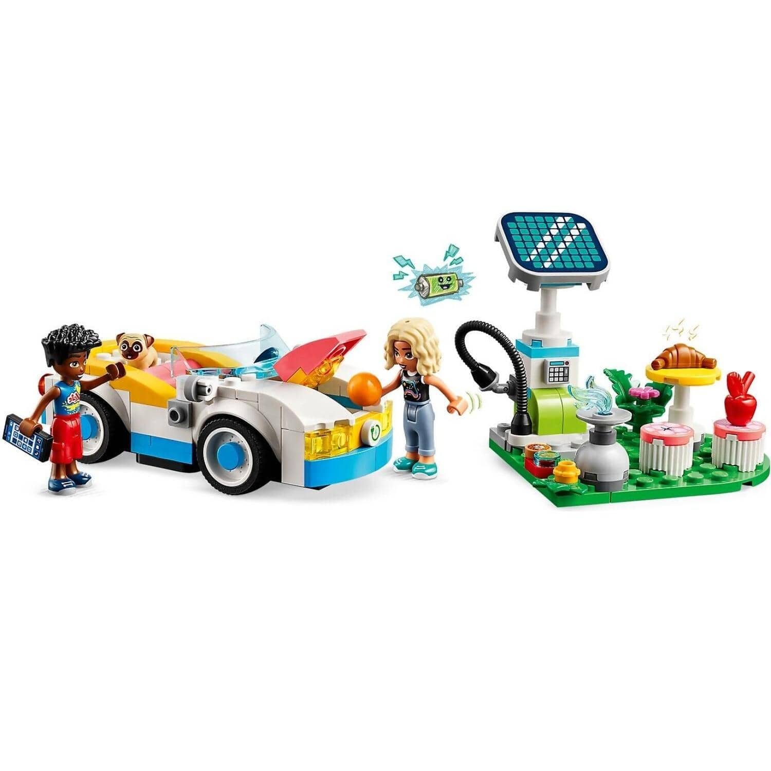 LEGO 42609 Electric Car and Charger - Friends - Image 3