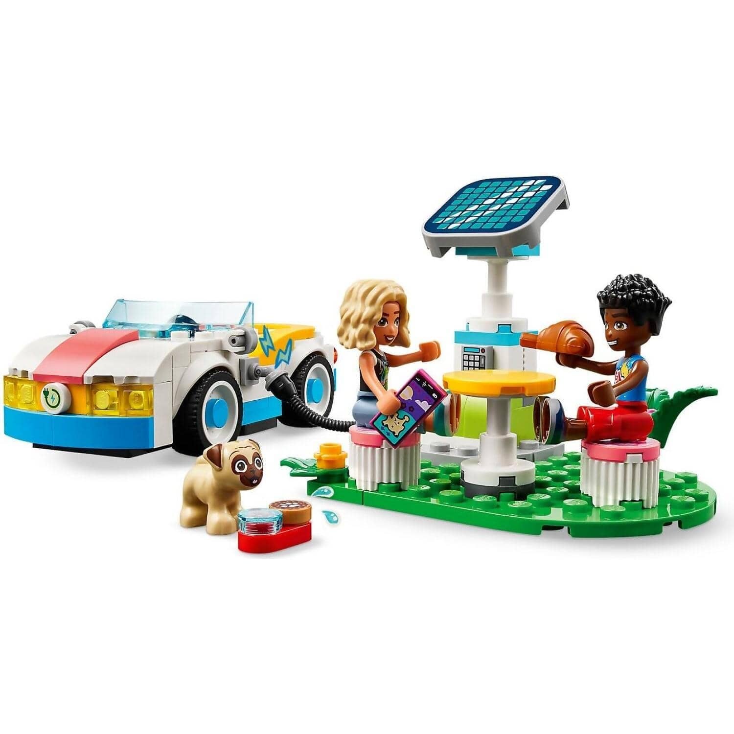 LEGO 42609 Electric Car and Charger - Friends - Image 4