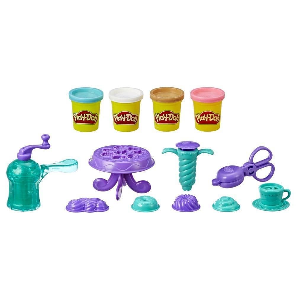 Play-doh - Kitchen Creations Delightful Donuts Set With 4 Colors  Hasbro