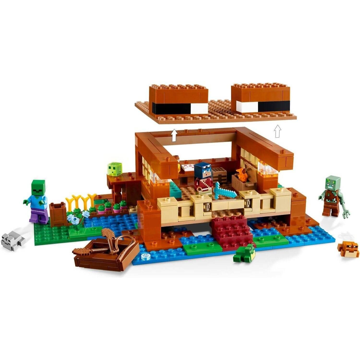 LEGO 21256 The Frog House - Minecraft - Image 3