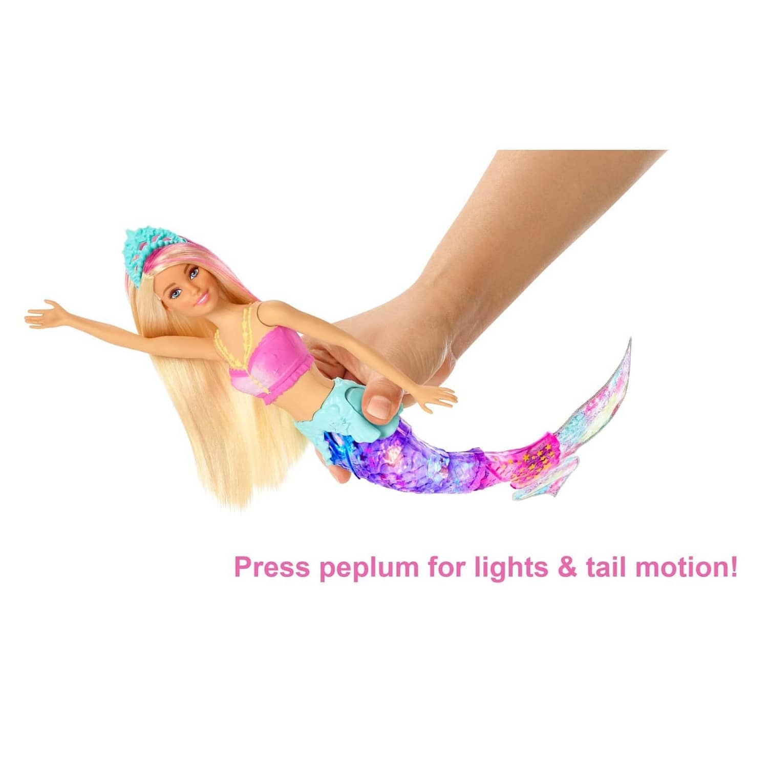 Barbie Dreamtopia Sparkle Lights Mermaid Mattel - Image 4