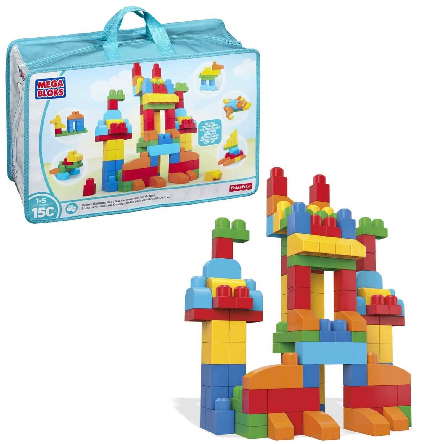 Mega Bloks - First Builders Deluxe Building Bag  Mattel