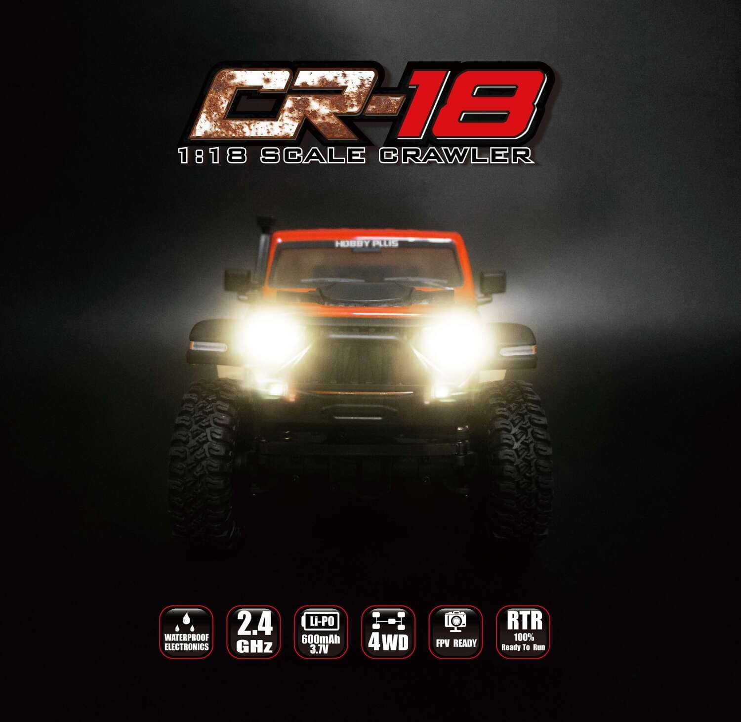 Hobby Plus 1:18 Kratos Rtr Scale Crawler