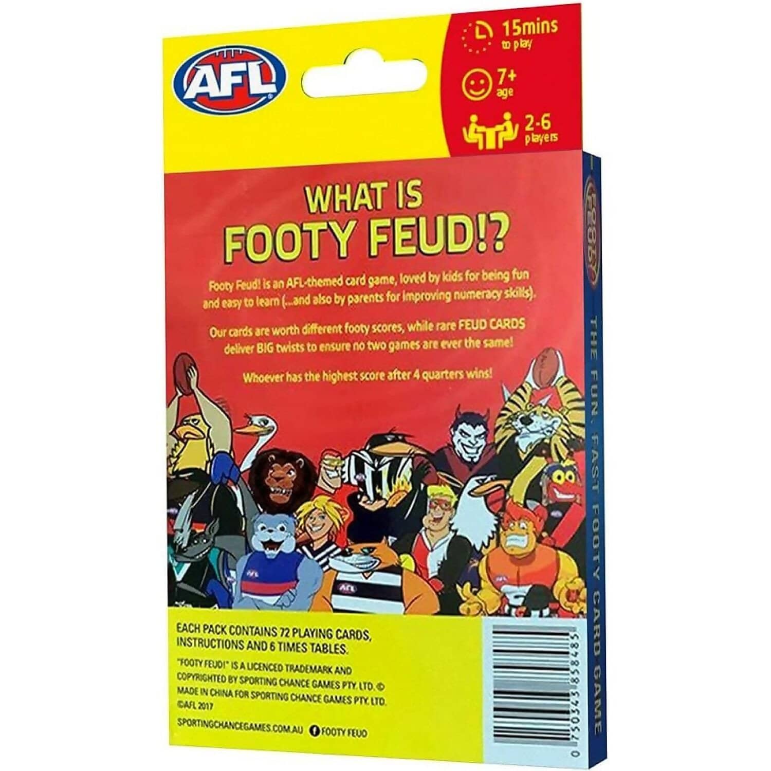 AFL - Footy Feud! Card Game - Image 2
