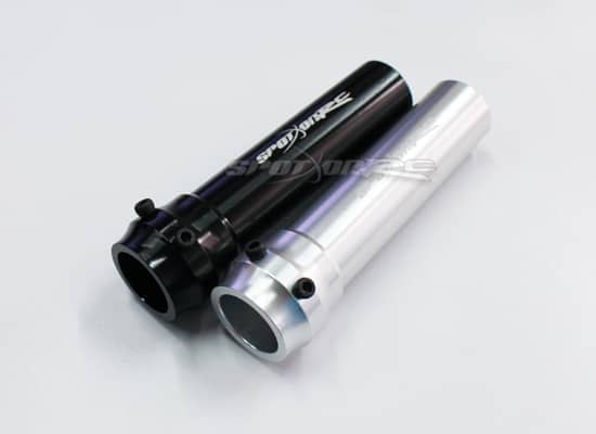 EXHAUST EXTENSION 20.2MM BLACK 1PCS SPOT ON