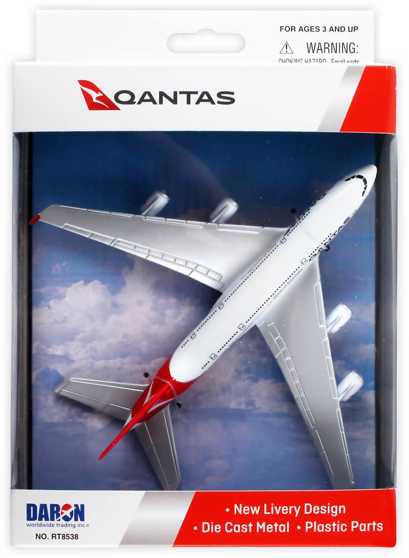 QANTAS A380 Diecast Toy Plane