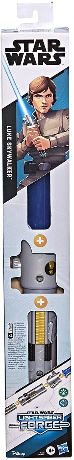Star Wars Lightsaber Forge Luke Skywalker Electronic Extendable Blue Lightsaber - Image 2