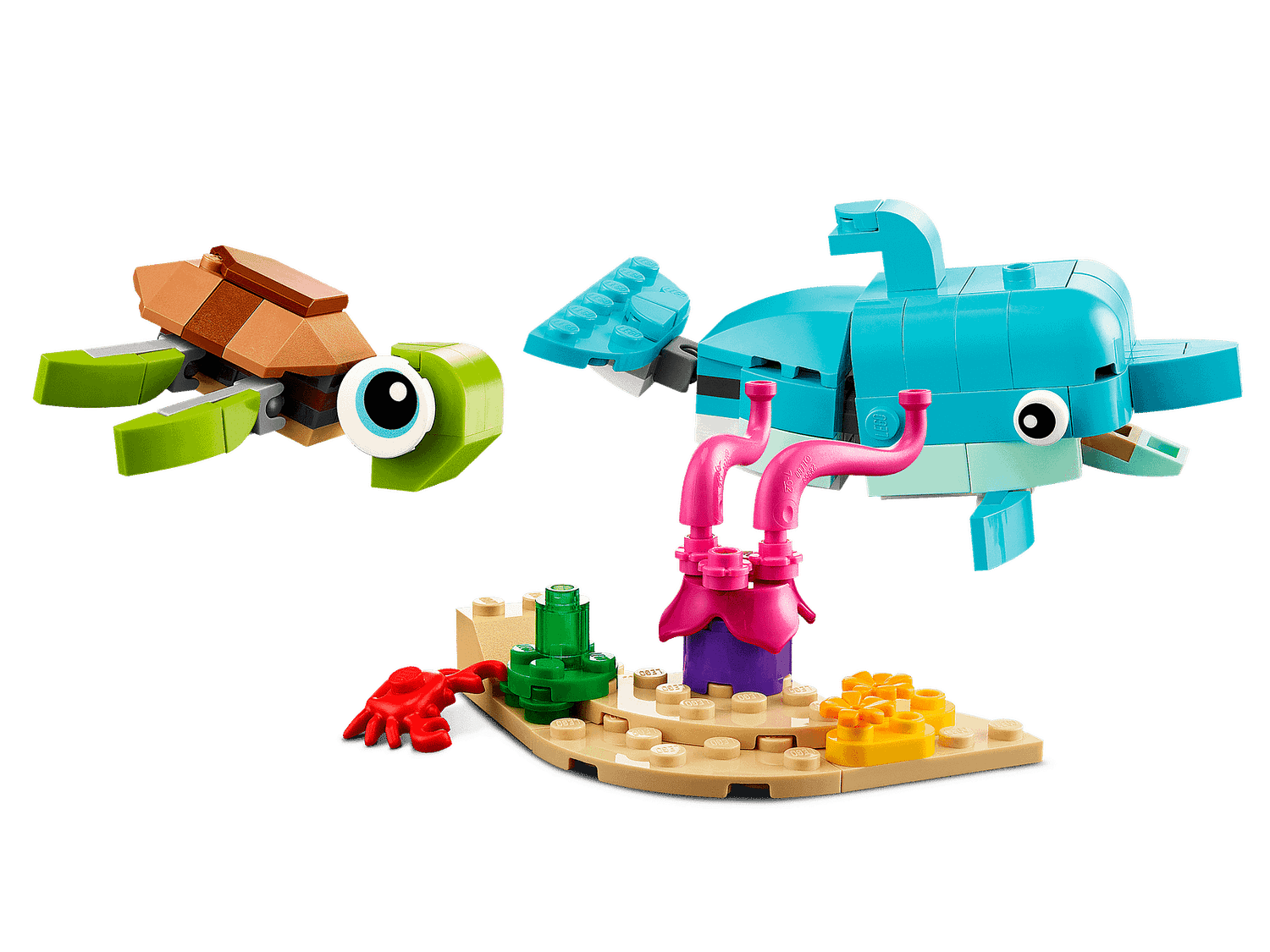 LEGO 31128 Dolphin and Turtle - Creator 3-in-1 - Image 6
