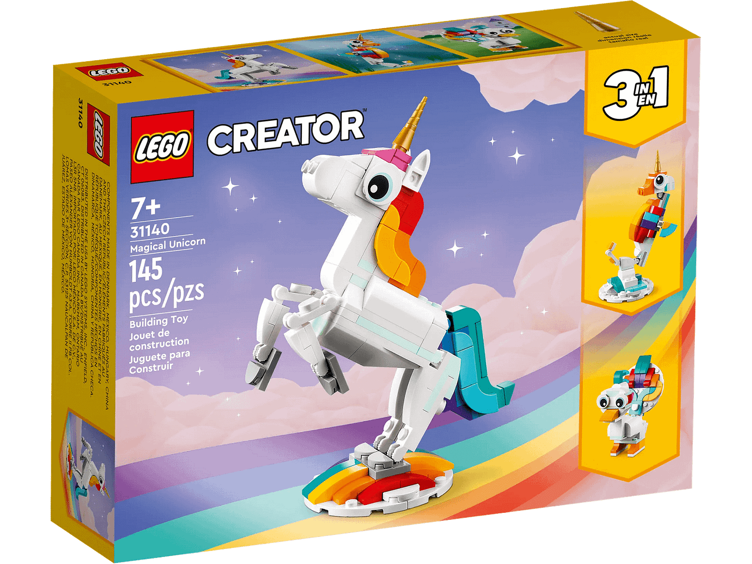 LEGO 31140 Magical Unicorn - Creator 3in1