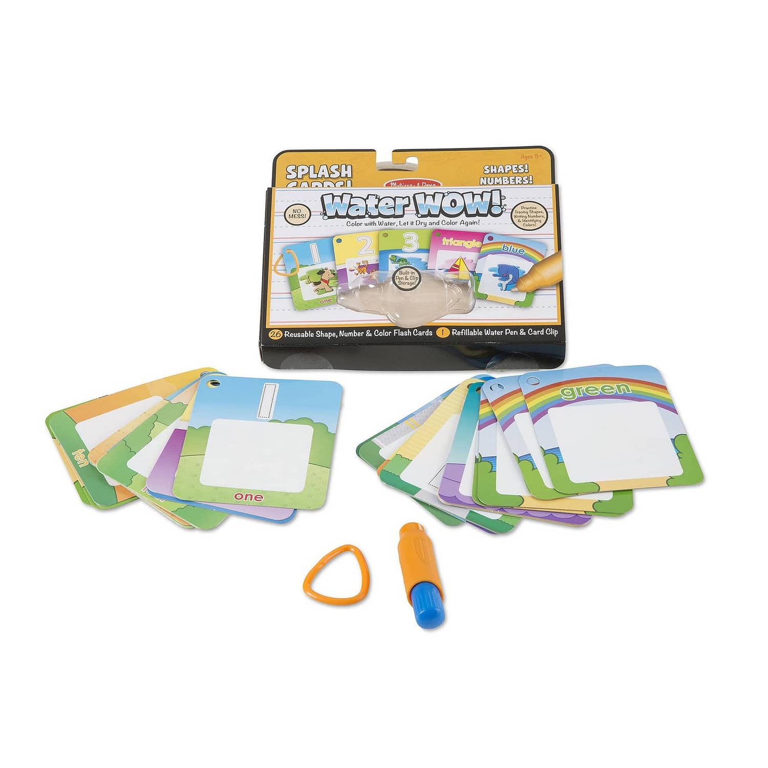 Melissa & Doug - Water Wow! Number Color Shape Cards - On The Go Travel Activity - Image 3