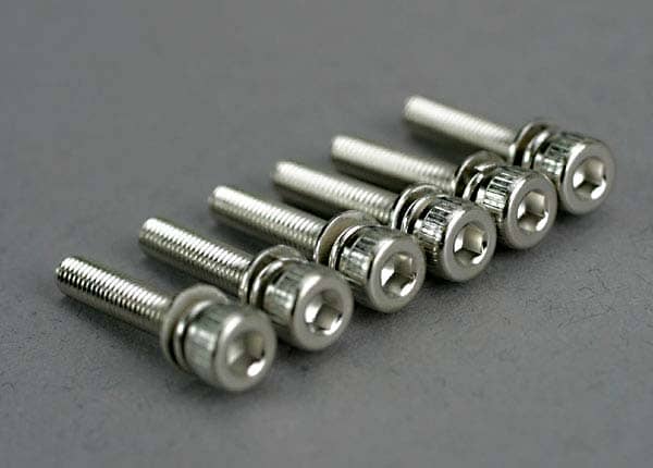 5142 (PART) TRAXXAS SCREWS 3X15MM CAPHEAD