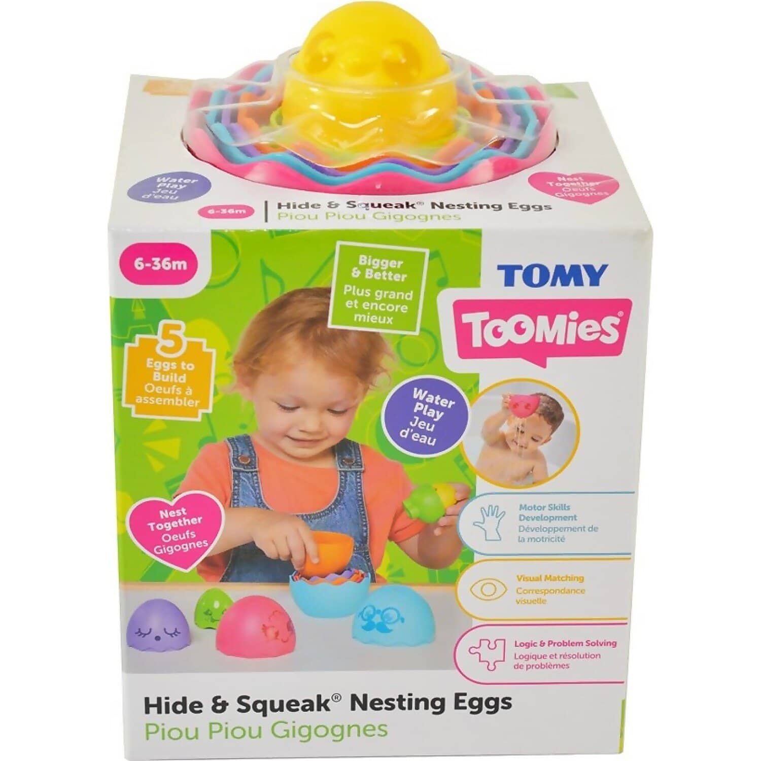 Tomy - Hide & Squeak Nesting Eggs - Tomy