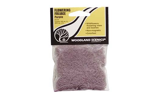 WOODLAND SCENICS  F177 FLOWERING FOLIAGE PURPLE