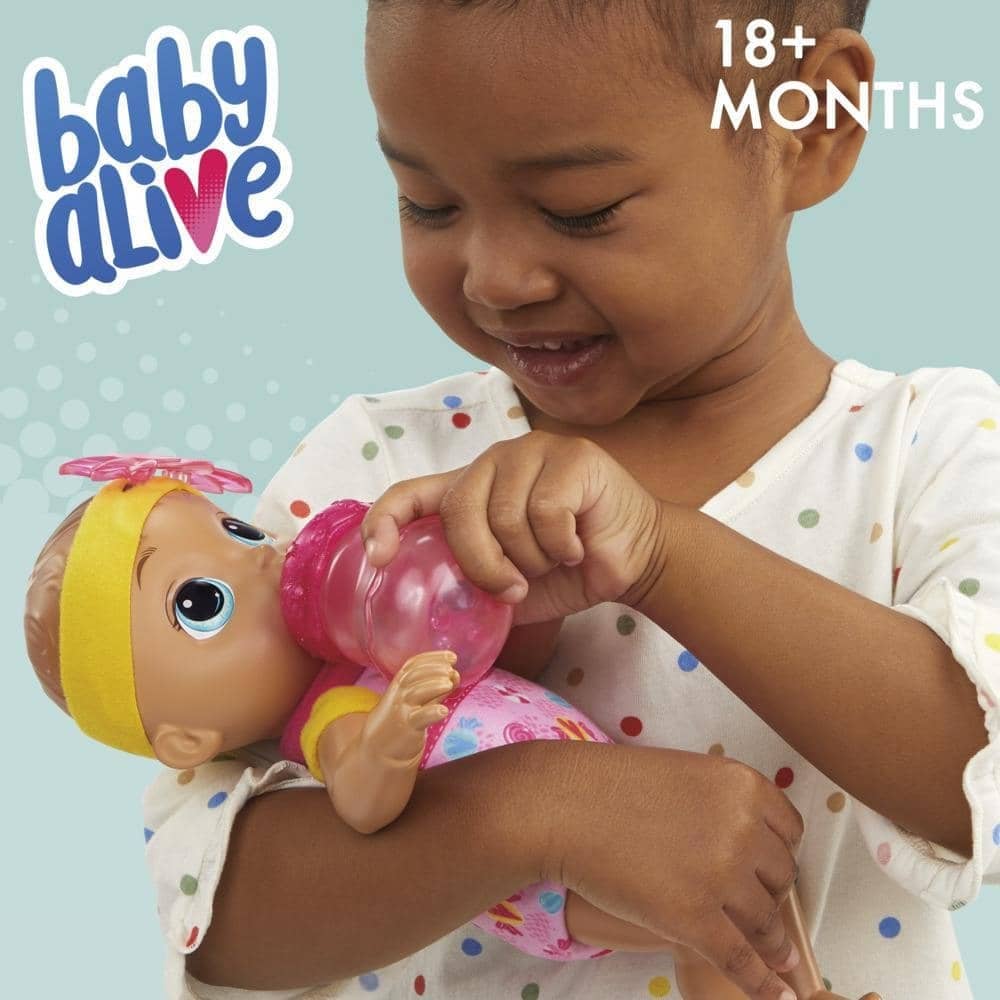 Baby Alive - Sweet N Snuggly Baby Soft-bodied Washable Doll Bottle First Baby Doll Toy For Kids 18 Months Old And Up Hasbro - Image 4