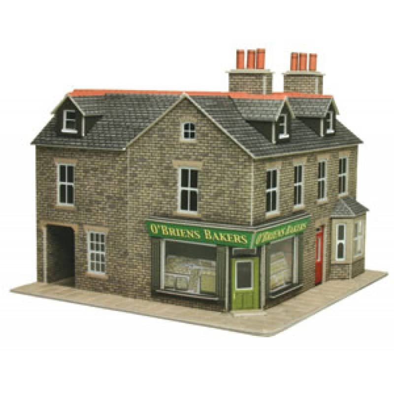 METCALFE PO264 TERRACED CORNER SHOP STONE