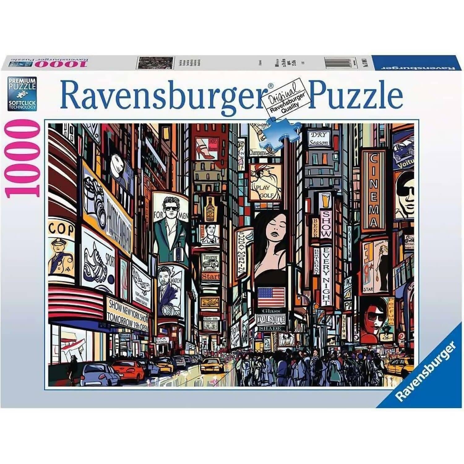 Ravensburger - Colourful New York Jigsaw Puzzle 1000 Pieces
