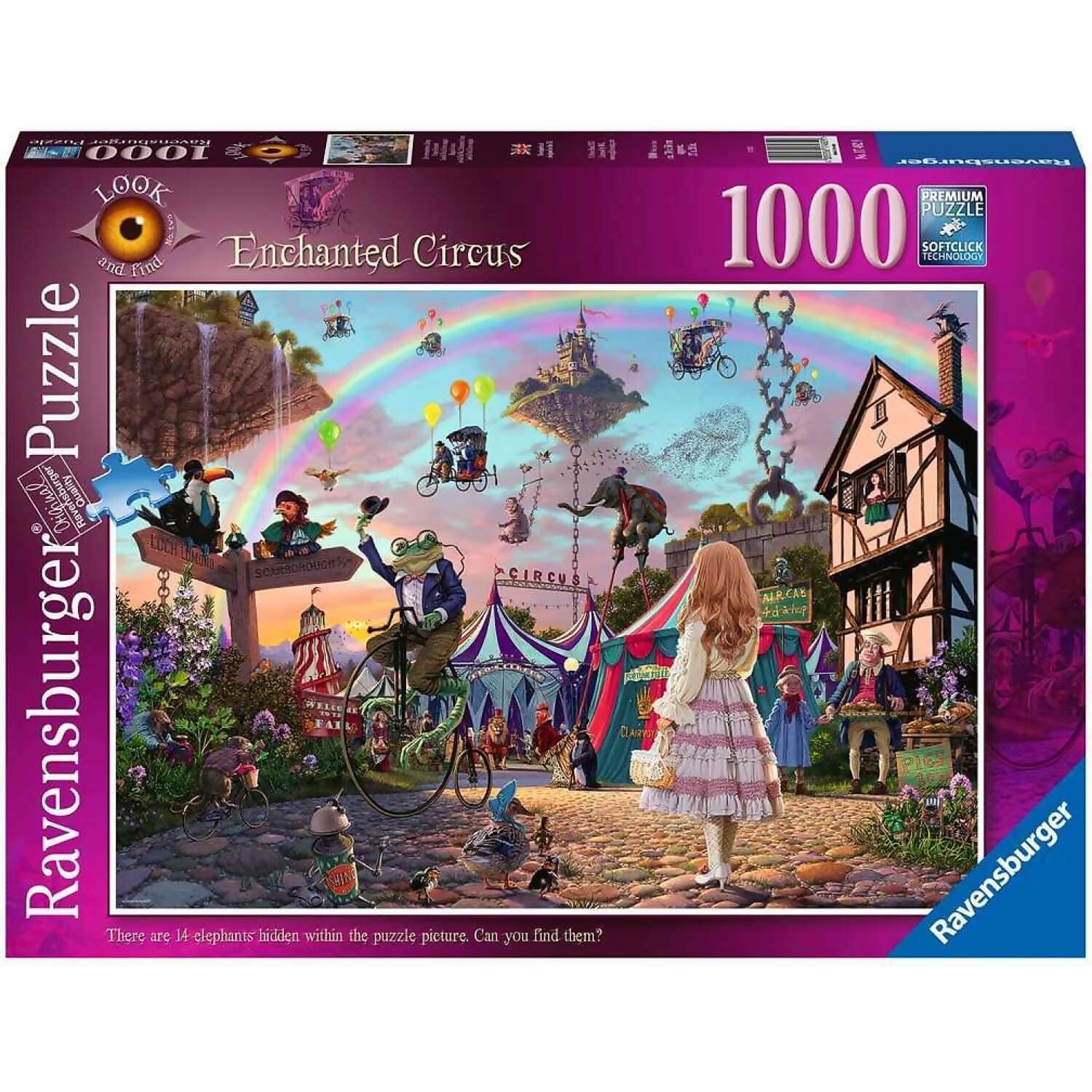 Ravensburger - Look & Find Enchanted Circus Jigsaw Puzzle 1000 Pieces